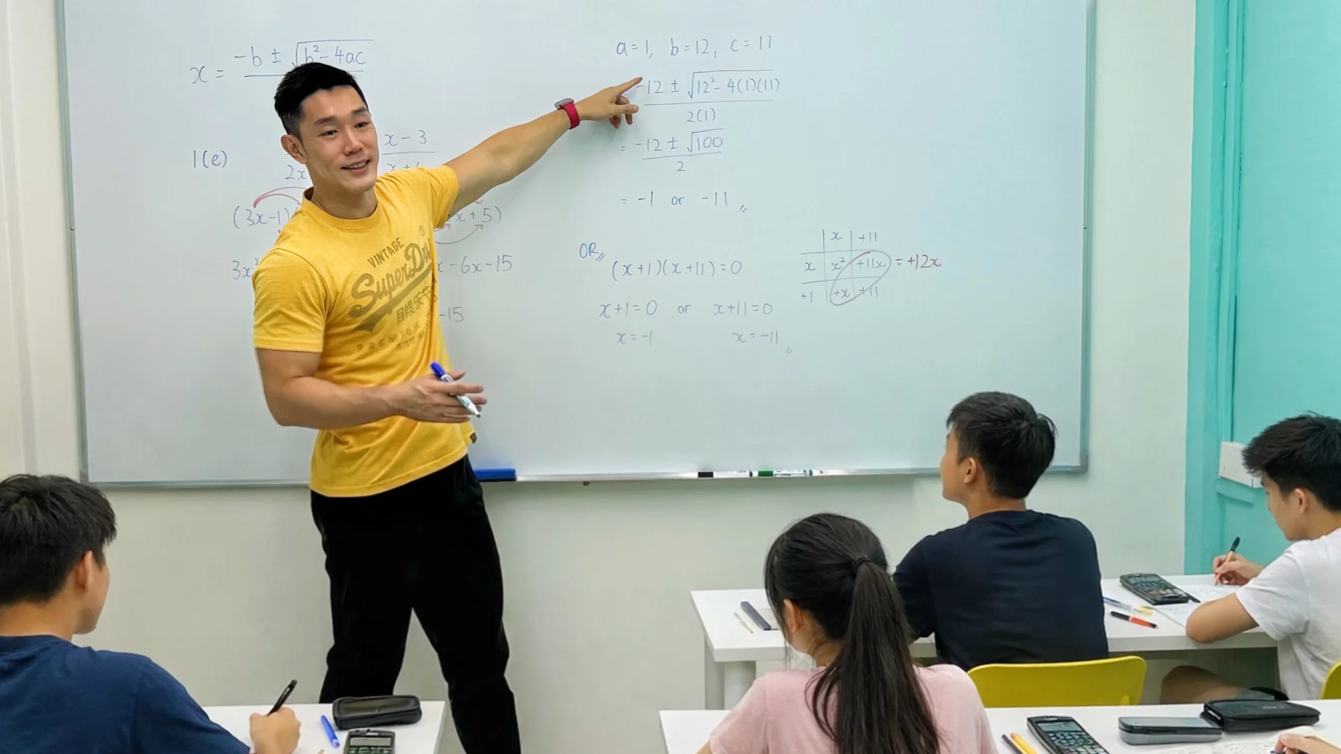 Alvin Chow of The Explorers' Space in class